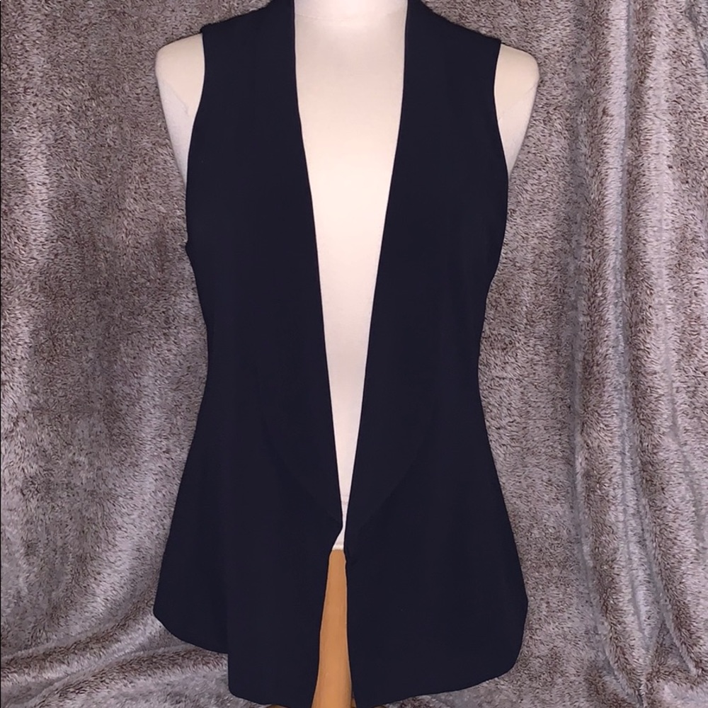 ANN TAYLOR FACTORY NAVY VEST